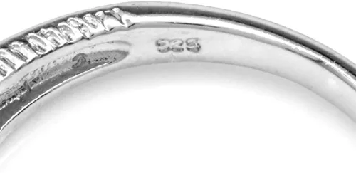 Vista 4 de Silvershake Anillo de viaje de plata de ley 925 chapado en oro blanco y amatista africana