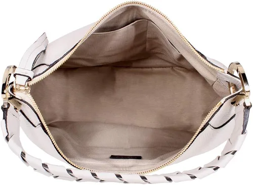 Vista 4 de Furla Rialto 977656 - Bolsa de piel para mujer (tamaño grande), color blanco