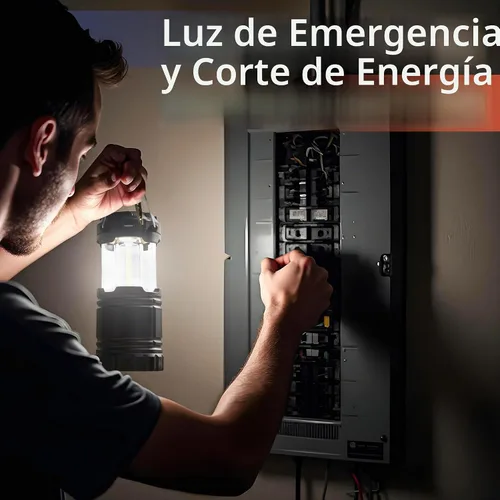 Vista 8 de Linterna de camping recargable, paquete de 2 – Linterna LED para campamento alimentada por batería, linterna solar impermeable para emergencias