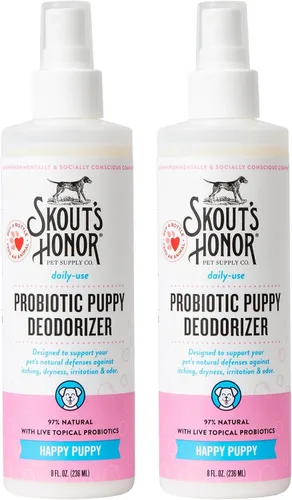 Vista 13 de SKOUT'S HONOR Spray desodorizante probiótico para perros, coco bañado por