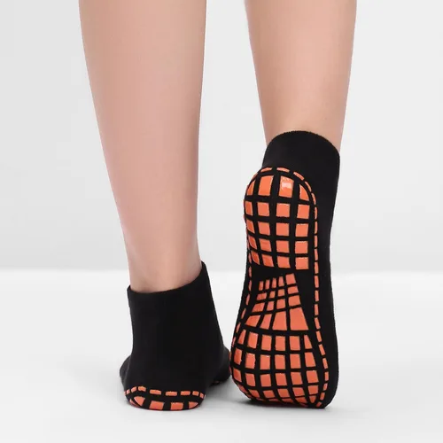 Vista 5 de NOVAYARD 6 pares de calcetines antideslizantes para yoga, pilates, hospital, calcetines pegajosos para hombres y mujeres