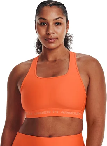 Vista 6 de Under Armour - Sujetador deportivo de medio impacto, con espalda cruzada, para mujer