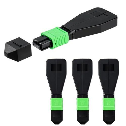 Vista 11 de GwliUni 4 unids OM3 Loopback Plug Tester Multimodo LC-UPC Fibra óptica Duplex Cable Adaptador 50/125