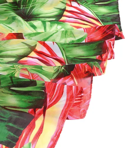 Vista 5 de CHIC DIARY Traje de baño de gasa para mujer, pareo de playa, pareo de bikini