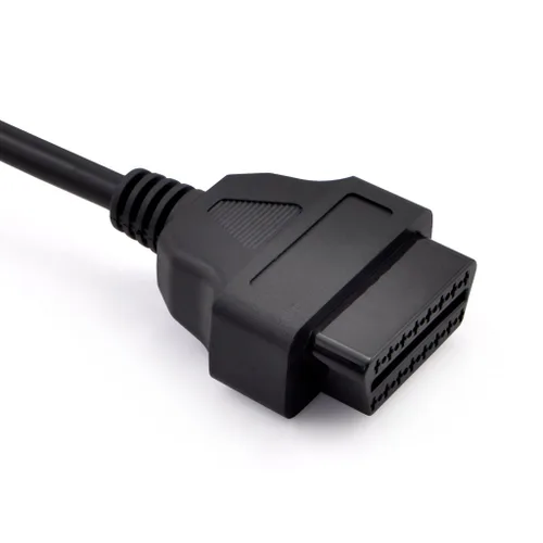 Vista 4 de iKKEGOL Cable de extensión de diagnóstico de 5 pies, 150cm, 4.9 ft, OBD-II, OBD2, 16 pines, adaptador de cable de diagnóstico (paquete de 2)