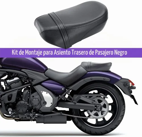 Vista 7 de Asiento de pasajero para Kawasaki Vulcan S 650 VN650 2015-2025