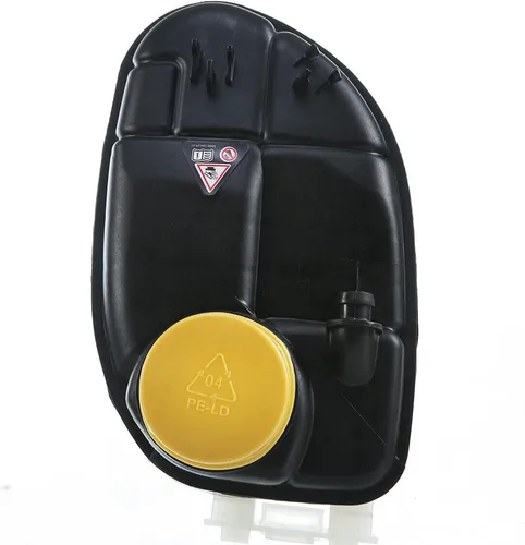 Vista 4 de YHTAUTO Depósito de expansión de depósito de desbordamiento de recuperación de refrigerante del motor W/O tapa y sensor presurizados