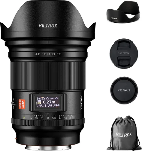 Vista 20 de Viltrox AF 9mm F2.8 Air APS-C lente para Sony E Mount, lente STM de enfoque automático de retrato de gran angular ultra amplio de 113.8° compatible