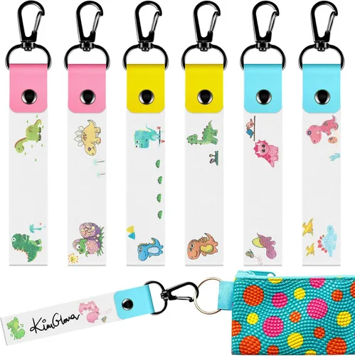 Vista 8 de Marspark 6 ganchos personalizados con nombre para mochila, planchar en la guardería, etiquetas de nombre para bolsas de pañales, etiquetas