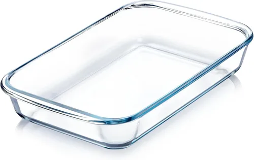 Vista 10 de NUTRIUPS Plato rectangular para hornear de vidrio pequeño 1QT, bandeja