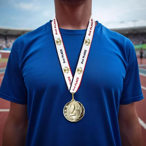 Vista 5 de All Quality Medallas Midnite Star Award 1er 2nd 3rd Place - Juego de 3 piezas (oro, plata, bronce) incluye cinta para el cuello