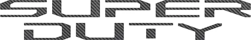 Vista 11 de Insertos de letras para portón trasero, compatibles con Ford Super Duty 2020-2022