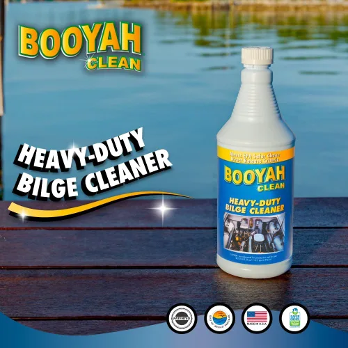 Vista 2 de Booyah Clean Limpiador de sentina de alta resistencia – Elimina hidrocarburos, mugre, suciedad y manchas para mantener la sentina limpia y libre