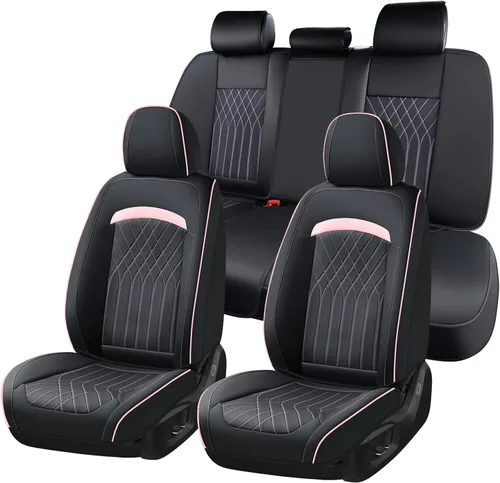 Vista 34 de Fundas de asiento delantero de automóvil, fundas de asiento de cuero para automóviles, protector de asiento de automóvil, impermeable, transpirable