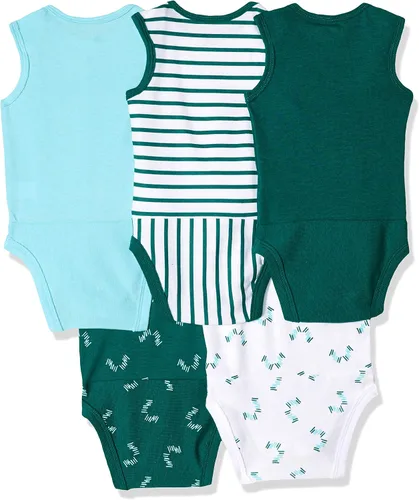 Vista 16 de Hanes Body unisex para bebé, Ultimate Flexy sin mangas para niños y niñas, paquete de 5