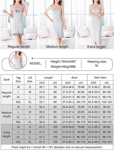 Vista 6 de FEOYA Camisón completo para mujer, con tirantes delgados ajustables, camisola