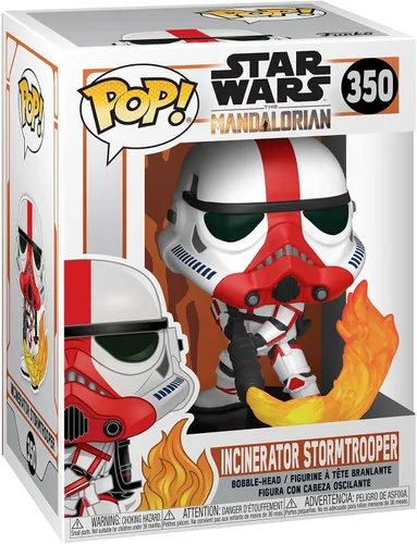 Vista 13 de Funko Star Wars: The Mandalorian Figura de acción de infantería pesada Mandalorian