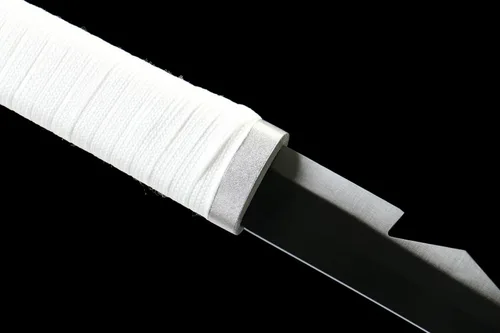 Vista 6 de Espada japonesa de anime, katana samurái de acero al carbono 1045 forjada a mano, espada japonesa hecha a mano de espiga completa, katana práctica