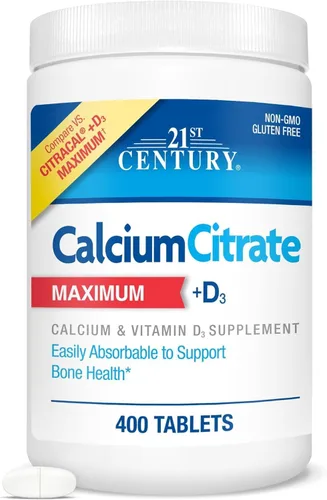 Vista 9 de 21st Century Citrate Plus D cápsulas máximas, 120 unidades, 27492, Cápsulas, 1