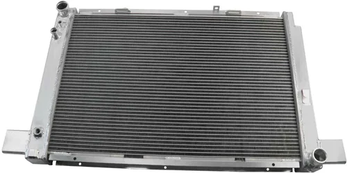 Vista 4 de Radiador de aluminio de 3 filas para 1994-2002 2001 Mercedes-Benz SL500 500SL 5.0L V8, radiador de repuesto, radiador de aluminio, radiadores
