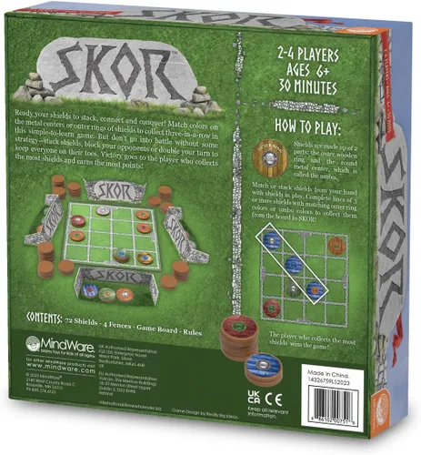 Vista 7 de MindWare Skor: Un juego de mesa de estrategia de apilamiento para niños de 6 años en adelante, apto para la familia, juegos de recolección