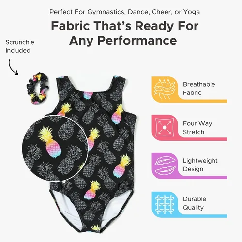 Vista 41 de Destira Premium Closed Back Gymnastics Leotards for Girls - Snug Performance Fit (Size Up for Comfort), GIRLS/CHILD Sizes