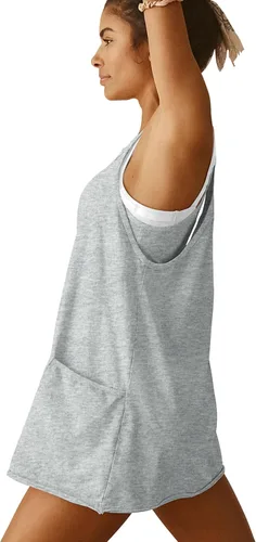 Vista 5 de Vestido atlético para mujer, minivestido de tiro caliente, pantalones cortos integrados, vestido de entrenamiento de verano, vestido de moda 2025