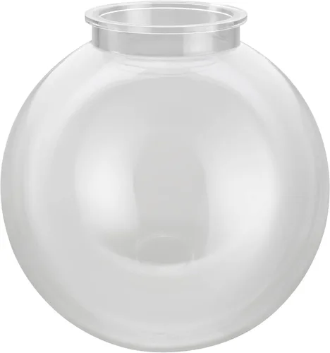 Vista 3 de Aspen Creative 28002-60-41, 8 pulgadas de acrílico transparente lámpara poste globo con 3-7/8" cuello