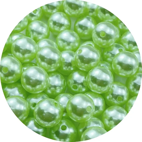 Vista 46 de 4000 piezas Cuentas de perlas para manualidades 3mm Perla de resina para hacer joyas Cuentas de perlas redondas a granel con agujero para collares