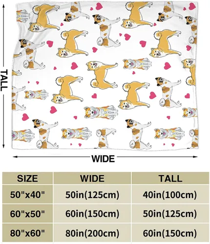 Vista 6 de Manta de Tiro de Perro Akita - Regalos y Decoración para Niñas, Mujeres, Niños, Adultos - Suave, Cálida y Acogedora de Vellón para Sofá, Sillón
