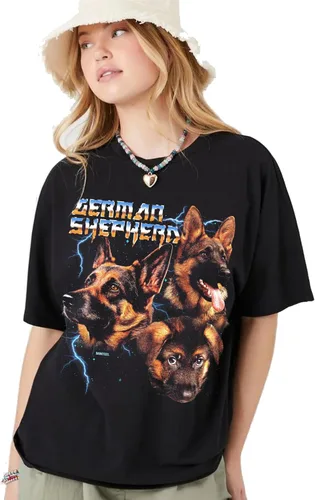 Vista 3 de Camiseta y calcomanía Death Metal Camisetas con perros en ellos para amantes de los perros, hombres y mujeres, camisetas para papás y madres