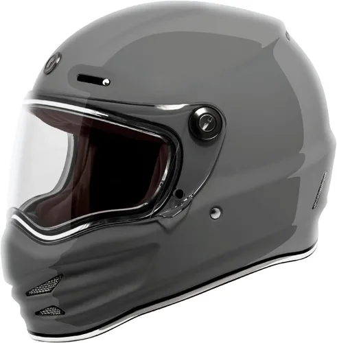 Vista 13 de Casco Torc T-9 Retro de Cara Completa Deep Stage Blanco satinado