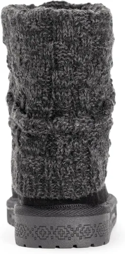Vista 2 de MUK LUKS Botas Laurel para mujer Jaspeado Negro