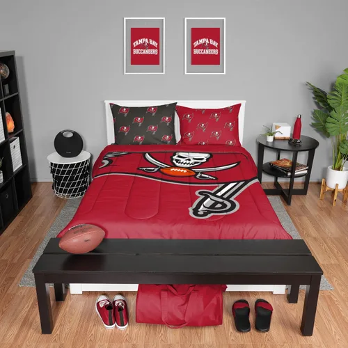 Vista 8 de FOCO Unisex-Adult NFL Team Logo Bed in a Bag Comforter Bedding 3-Piece Set
