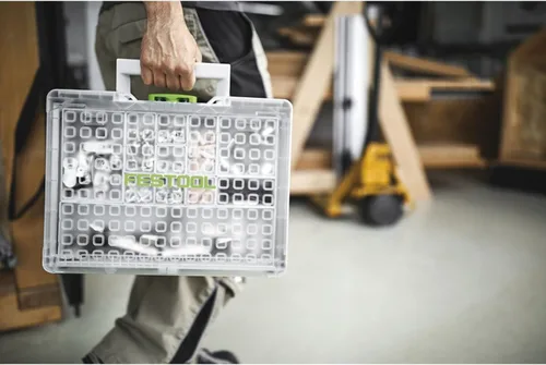 Vista 3 de Festool 204856 Systainer Organizador Cajas Surtidas de 5 Tamaños Transparentes Tapa Systainer Compatible 20.000 x 11.654 x 3.504 in