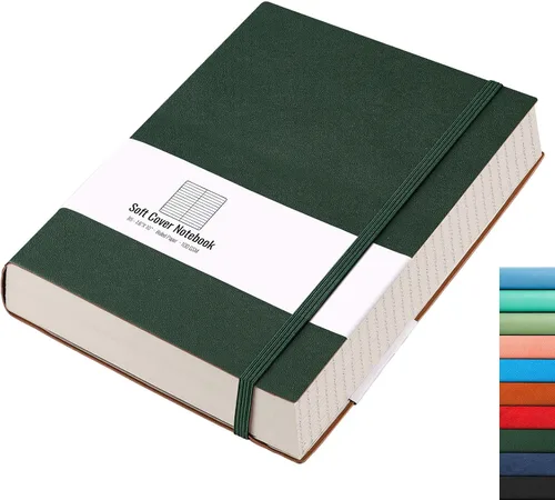 Vista 34 de AHGXG Cuaderno universitario rayado A4 - Cuaderno en blanco A4 extragrande con líneas - 320 páginas de diario grueso para escribir, papel grueso
