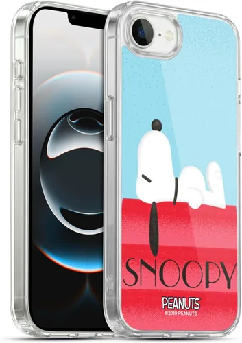 Vista 47 de Head Case Designs Snoopy Deco Dreams - Funda de gel suave con licencia oficial de Peanuts Blue Pattern compatible con Apple iPhone 7 Plus/iPhone 8