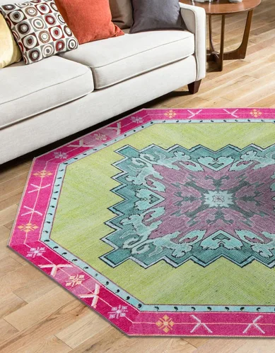Vista 27 de Unique Loom Timeless Collection - Alfombra de área - Thomas (2' x 3' 1" ovalada, negro y blanco/gris)