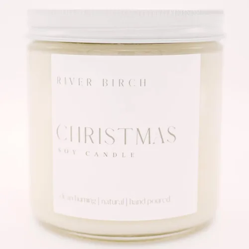 Vista 10 de River Birch Candles - Vela perfumada de almendra y miel Velas en tarro de ámbar de soja de primera calidad, totalmente naturales, no tóxicas, 8.5