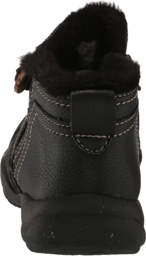 Vista 3 de Clarks Roseville Aster - Botines para mujer, Negro