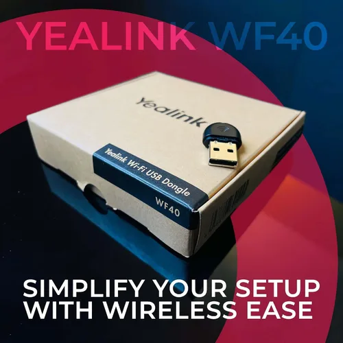 Vista 3 de Yealink - Adaptador WiFi WF40 Dongle USB para teléfonos VoIP modelos compatibles - T46U, T48U, T41S, T42S, T46S, T48S, T52S, T54S, T42U, T43U, T27G