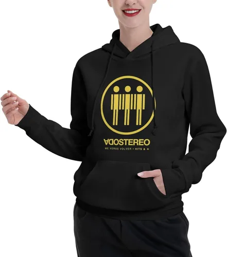 Vista 5 de Soda - Sudadera con capucha Stereo Me Vers Volver Hits & Ms para mujer, de manga larga, a la moda