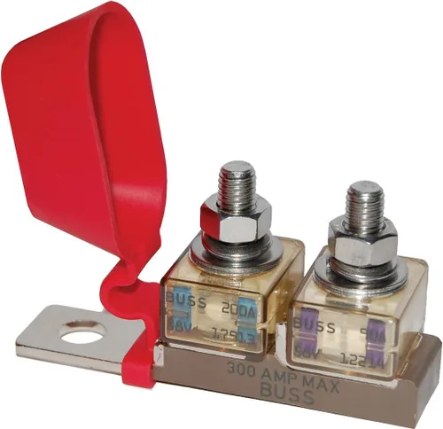 Vista 5 de Blue Sea Systems 5196 Bloque de fusibles MRBF 3Circ Común