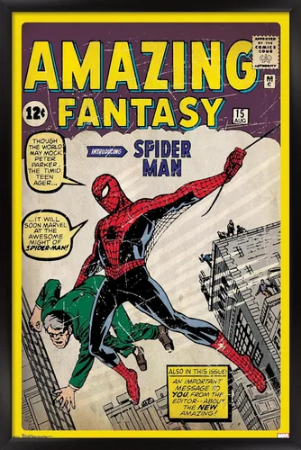 Vista 5 de Trends International Póster de pared de Marvel Comics-Spider-Man, 24 x 36 pulgadas, versión premium sin marco, dormitorio