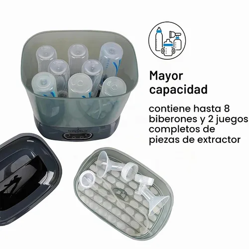 Vista 3 de Baby Brezza Esterilizador y secador de botellas avanzado: mayor capacidad