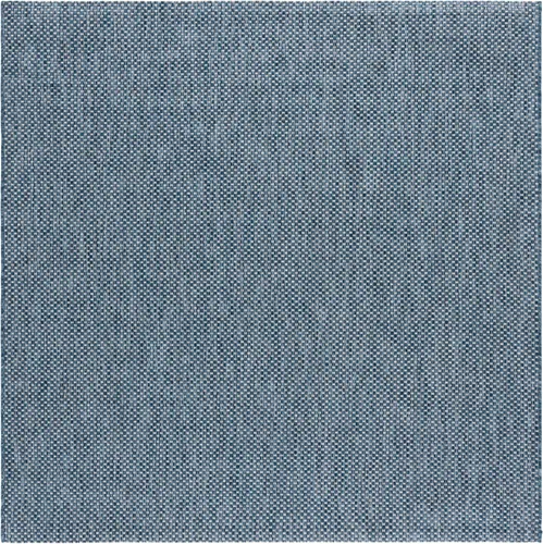 Vista 10 de SAFAVIEH Alfombra Lavable para Exteriores Colección Courtyard - 2'3" x 5', Azul Aqua y Gris, No Desprende Pelusa y Fácil Limpieza, Ideal para Patio