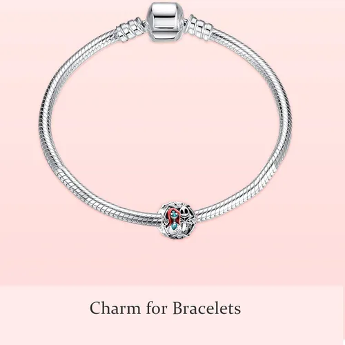 Vista 4 de MITSOKU Heart Art Line Man Dog Pumpkin Flowers Dangle Pendants Beads for Women Bracelets Necklaces 925 Sterling Silver Spider-Hero Man Charms