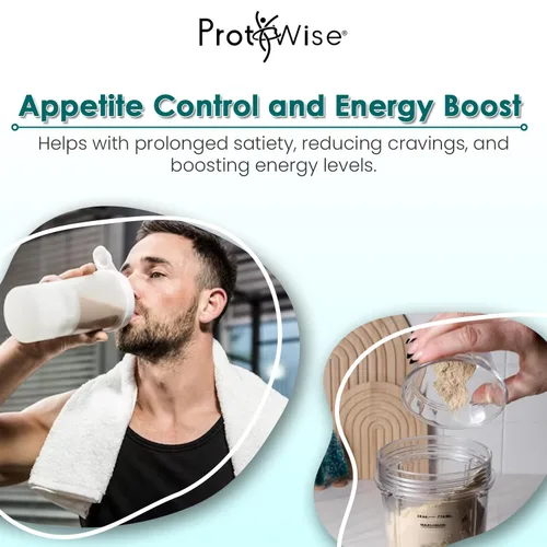Vista 4 de ProtiWise Batido y pudín alto en proteínas 0.55 onzas de proteína, baja en grasa, baja en calorías, baja en azúcar Dieta KETO sin gluten