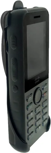 Vista 2 de Artisan Power Paquete de 15 fundas de plástico negras con clip giratorio para cinturón para Cisco 8821 Clip de cinturón gira 180 grados