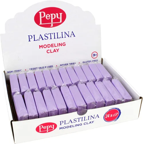 Vista 11 de Pepy Plastilina - Arcilla de modelado reutilizable y que no se seca; juego de 24 barras, 1.4 onzas cada una, perfecta para proyectos de arte y Negro